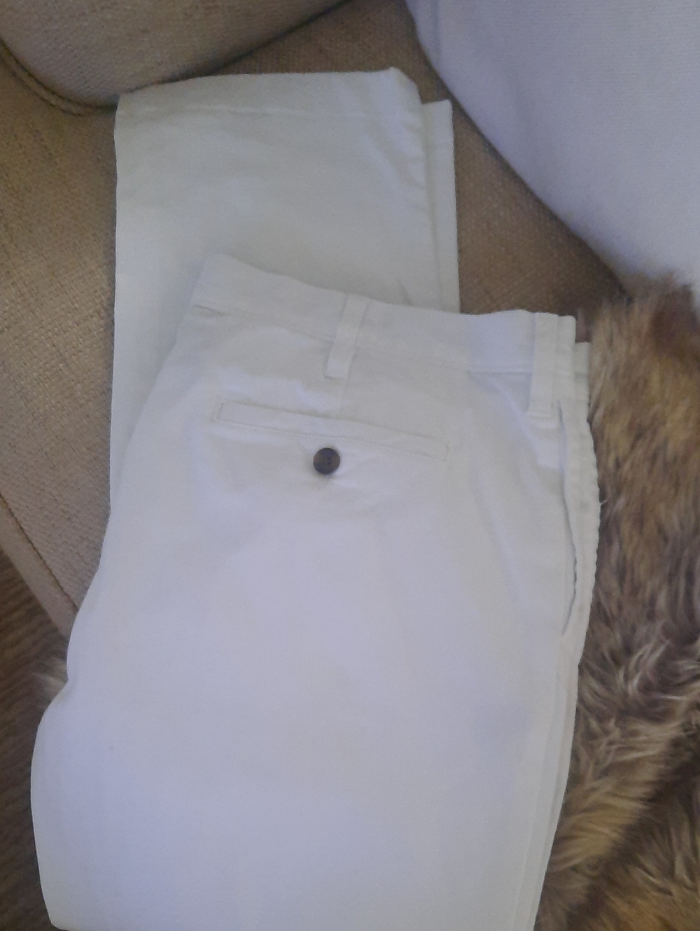 14th & Union White Men's Chino Pants - Straight Fit